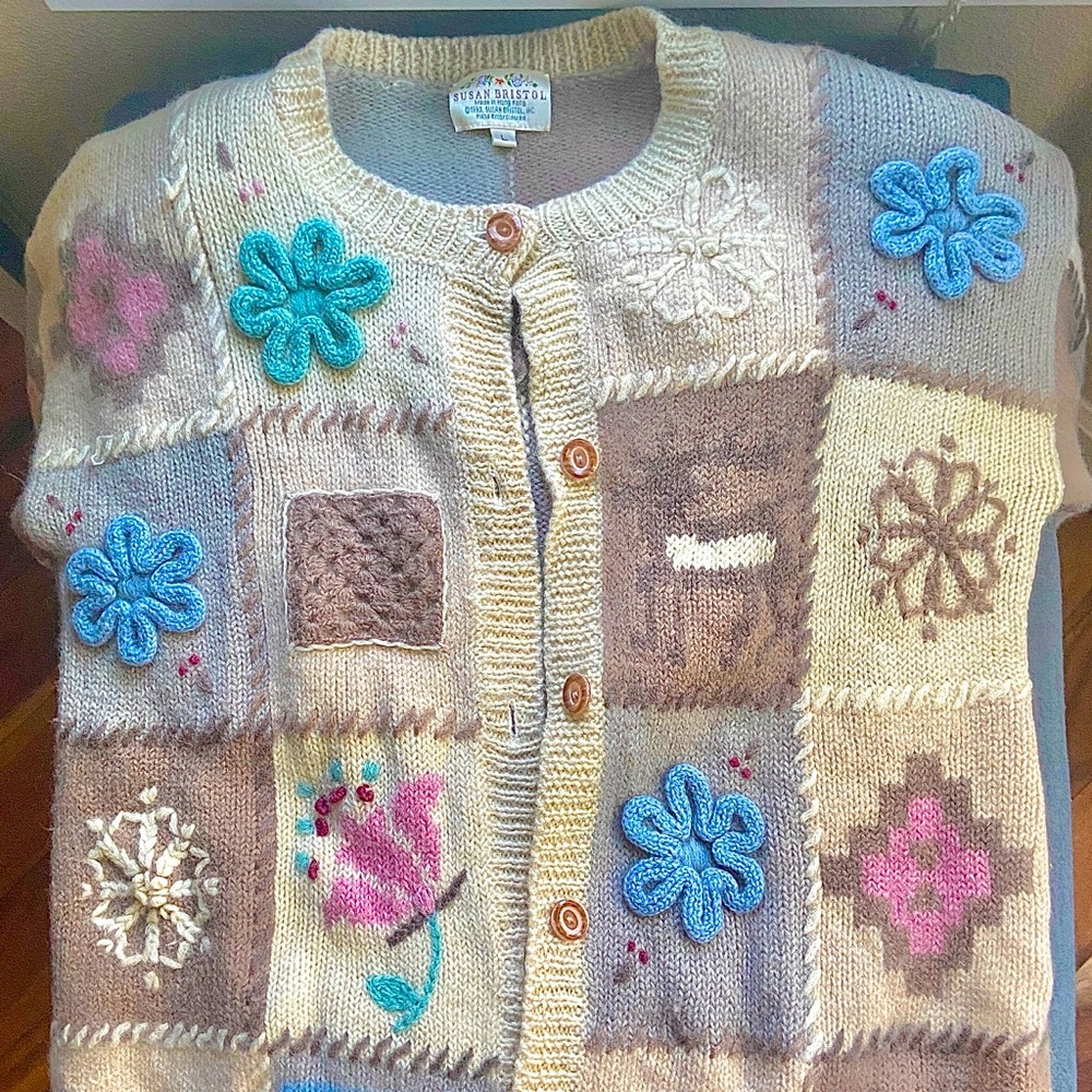 Vintage Flower Sweater